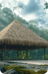 The Technology Behind Synthetic Thatch Roofing & Synthetic Bamboo Image 5